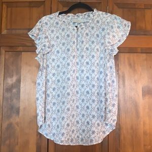 Loft, Floral Blouse, Women’s size M
